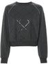 bead-detail sweatshirt