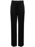 straight-leg satin trousers