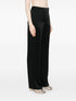 straight-leg satin trousers