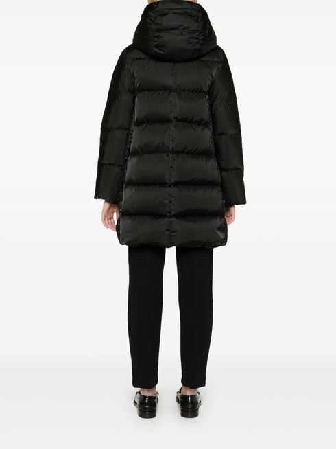 Raso hooded padded coat