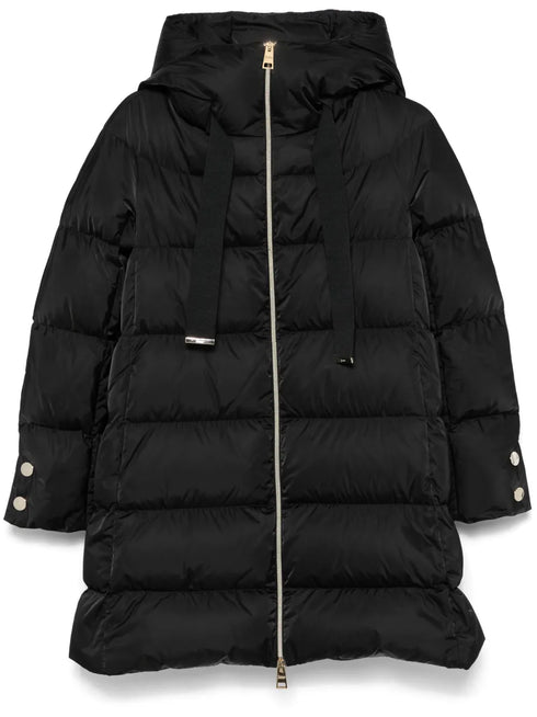Raso hooded padded coat