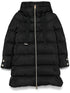 Raso hooded padded coat