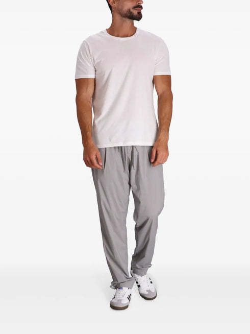 drawstring loose-fit trousers