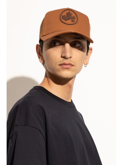 logo-embroidered baseball cap