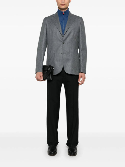 suéter de punto fino