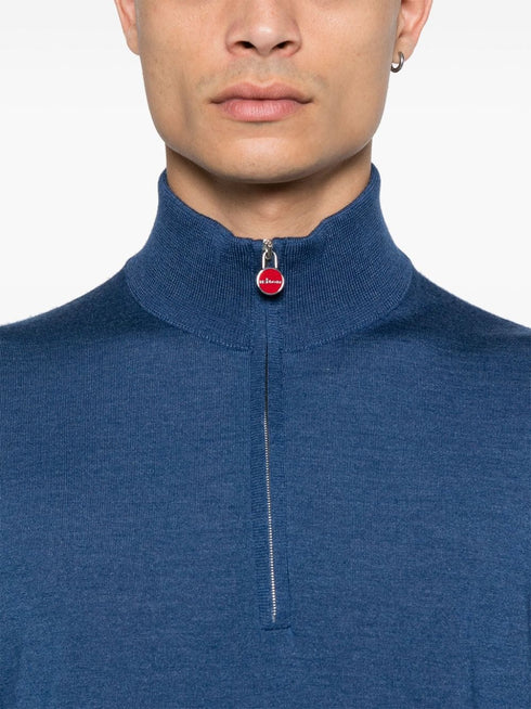 suéter de punto fino