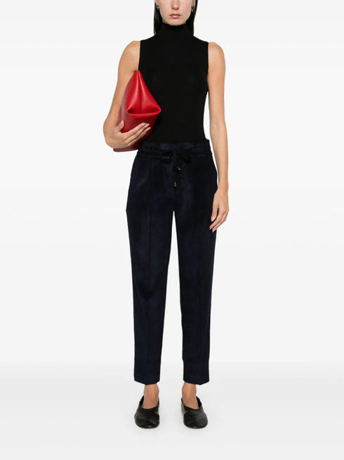 top de punto acanalado