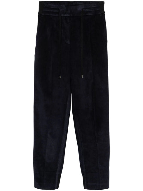 tapered needlecord trousers