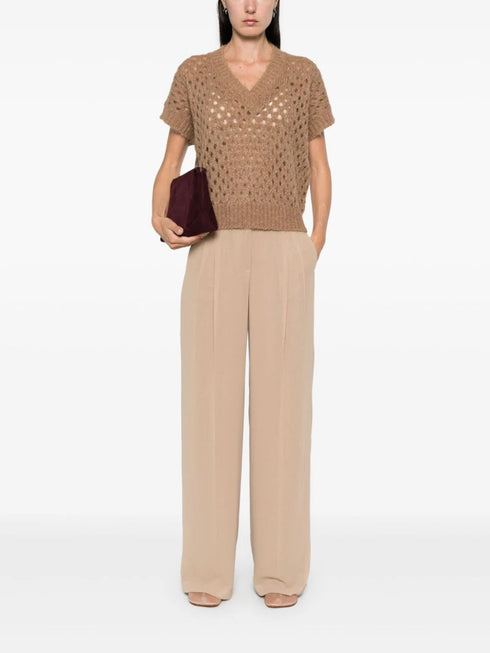 шифоновые брюки-палаццо