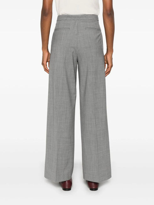 pantalones con efecto melange