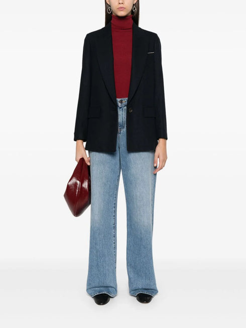 single-breasted blazer