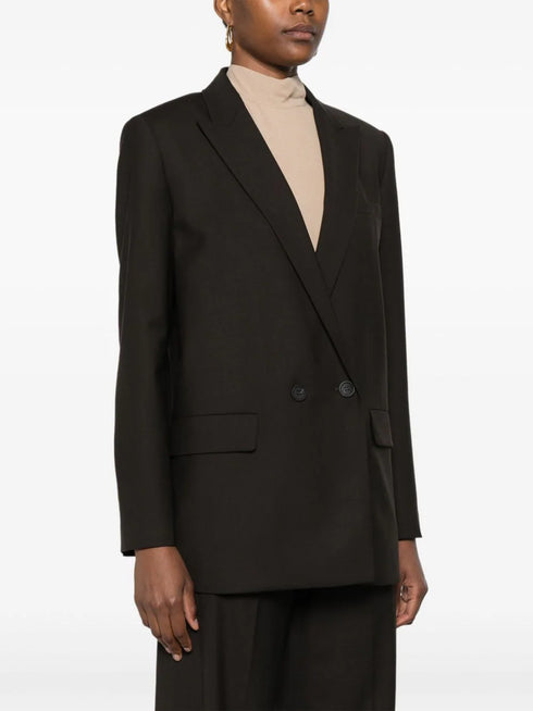 blazer con doble botonadura