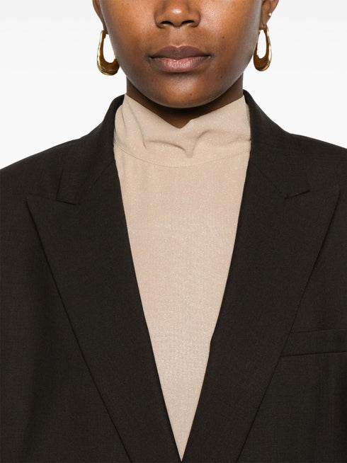 blazer con doble botonadura