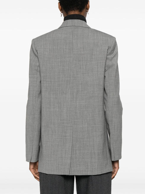 blazer con doble botonadura