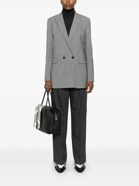 blazer con doble botonadura