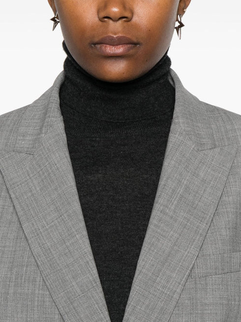 blazer con doble botonadura