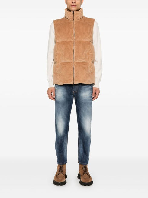 вельветовый жилет