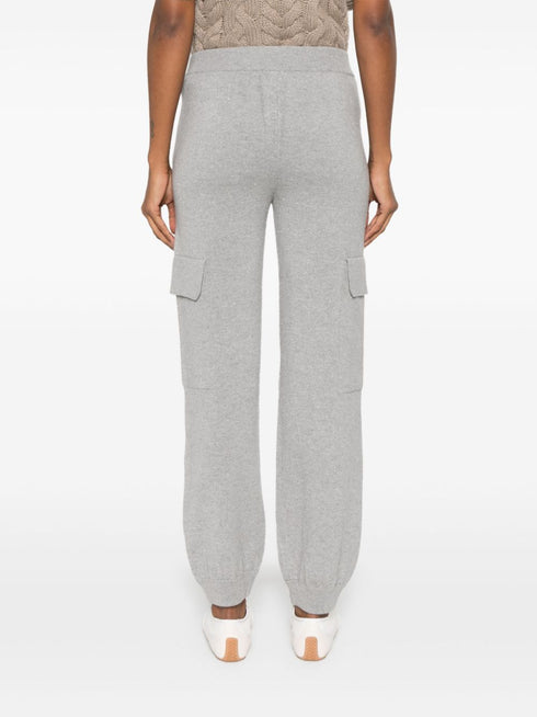 fine-knit track pants