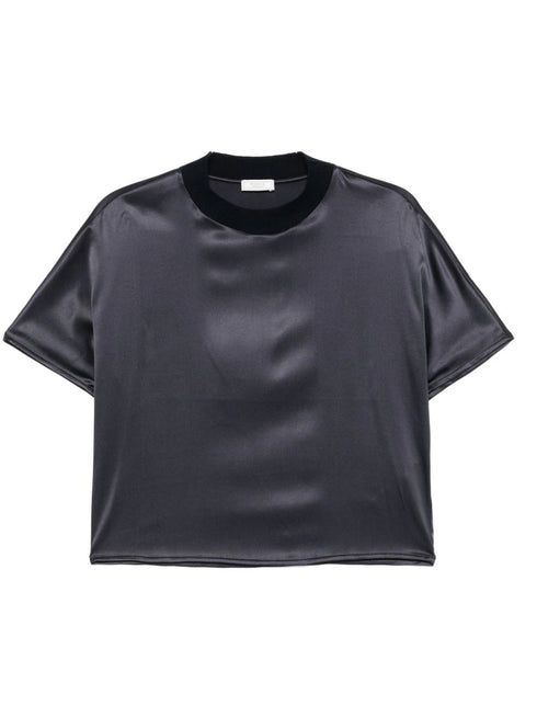 атласная блузка