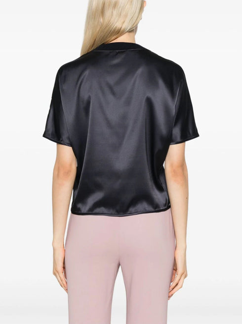 атласная блузка