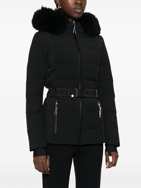 chaqueta de esquí con cinturón