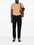 logo-embroidered jeans