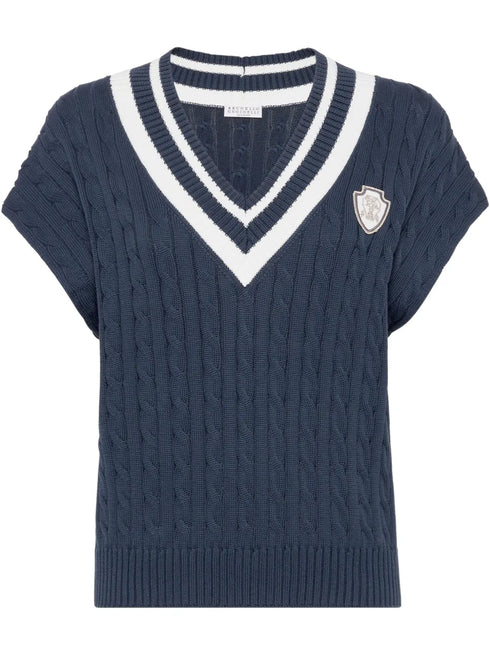 ВЯЗАНЫЙ ЖИЛЕТ