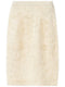 falda midi con acabado texturizado