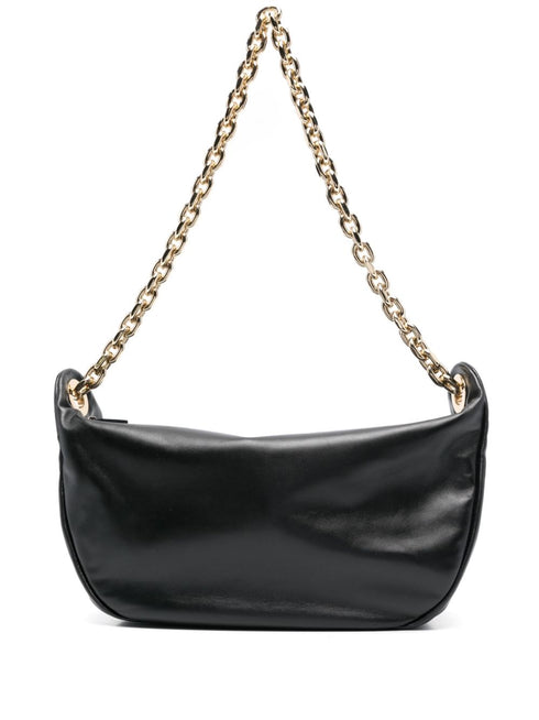 Mini bolso tote de piel con detalle de ojales