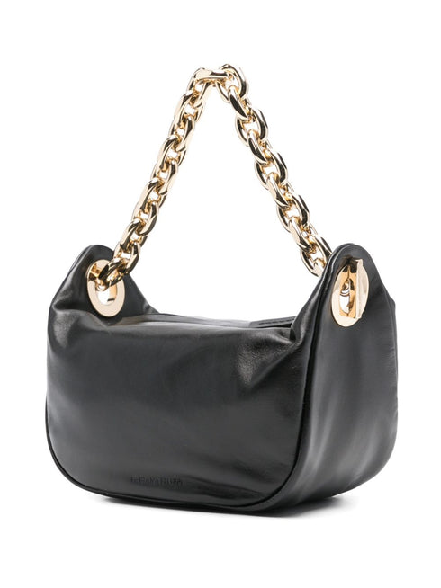 bolso de mano de cuero