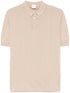 fine-knit polo shirt