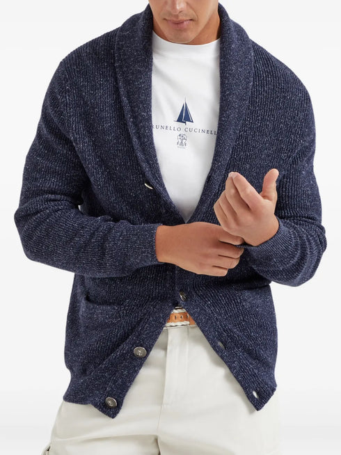 button-down cardigan