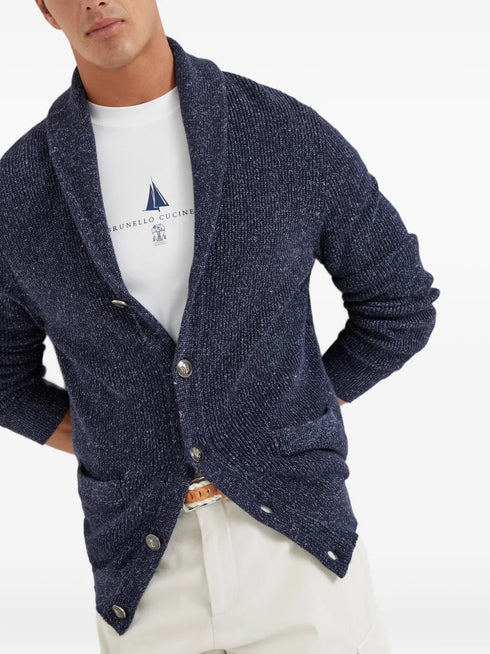 button-down cardigan