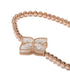 pulsera Princess Flower en oro rosa de 18kt con nácar y diamantes