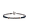 18kt rose gold black diamond cord bracelet