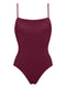 Aquarelle square-neck swimsuit