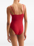 Aquarelle square-neck swimsuit