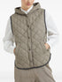 quilted gilet