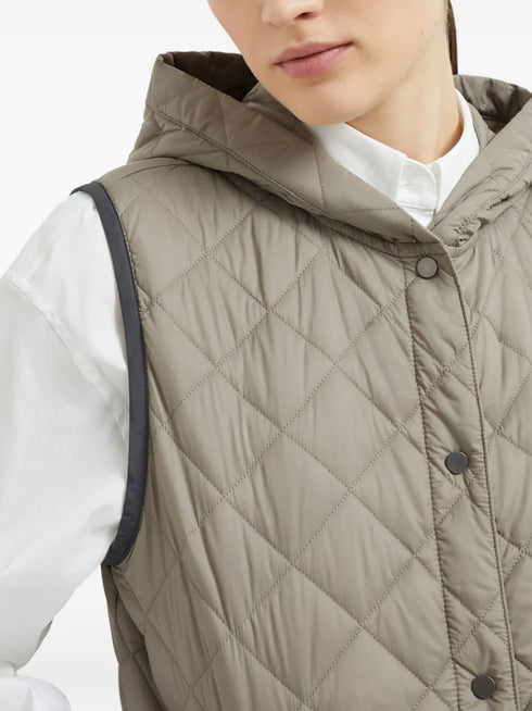 quilted gilet