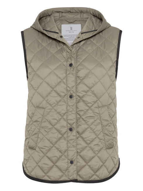 quilted gilet