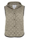 quilted gilet