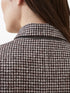 houndstooth belted blazer