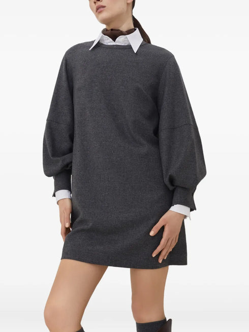 virgin wool-blend dress