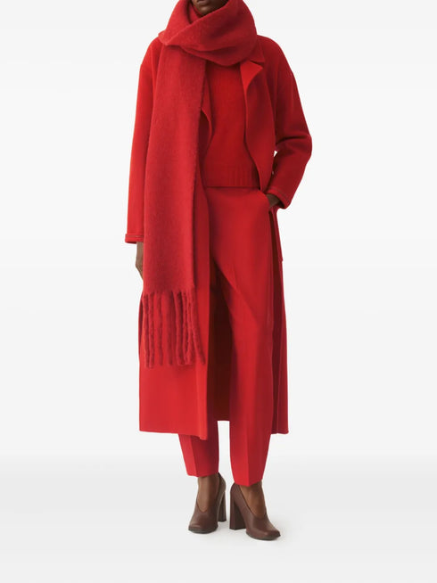 pleated-pocket trousers