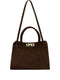 suede tote bag