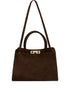 suede tote bag