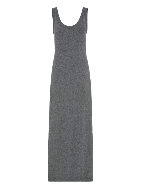 round-neck knit dress