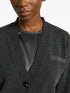 button embellished cardigan