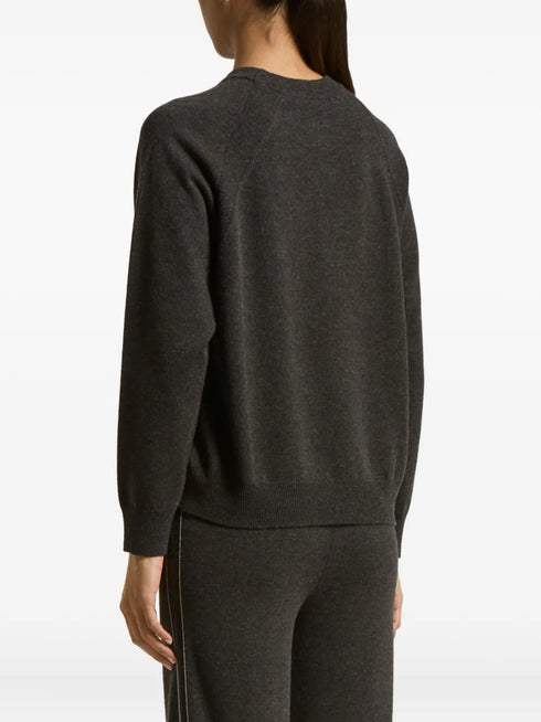 raglan-sleeve cashmere sweater