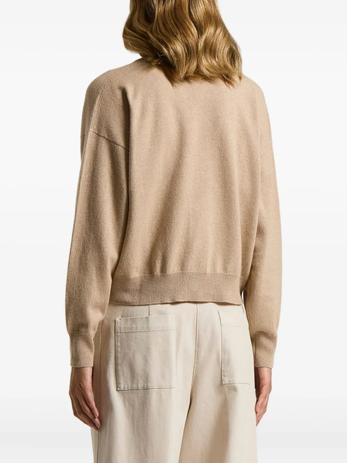 button embellished cardigan